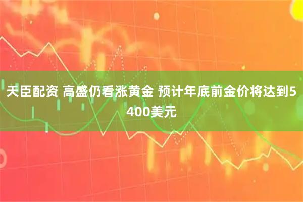 天臣配资 高盛仍看涨黄金 预计年底前金价将达到5400美元